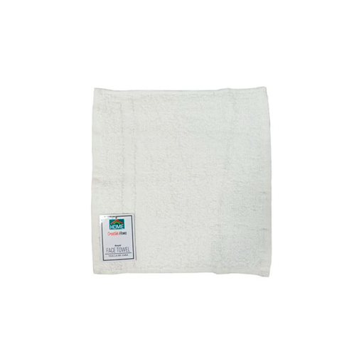 [131820] Toalla para cara rectangular 13"x13" blanco