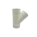 Yee pvc 6" para drenaje sin rosca inyectable durman
