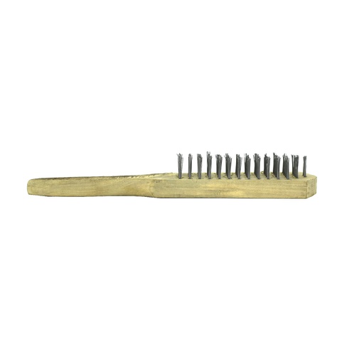 [337] Cepillo alambre de 6 lineas mango de madera 106