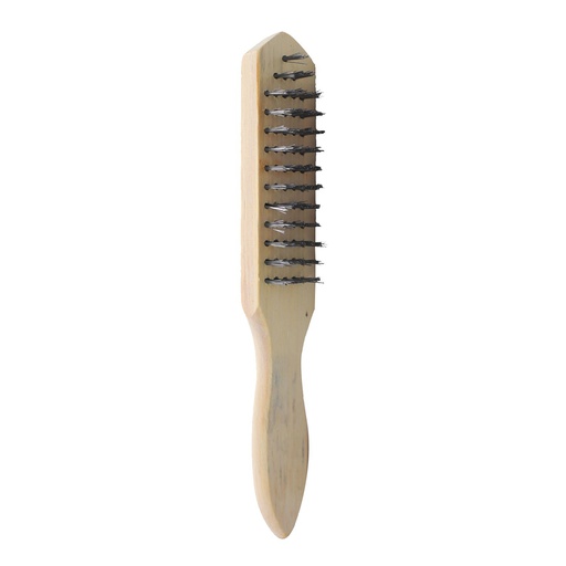 [340] Cepillo alambre de 5 lineas mango de madera 105