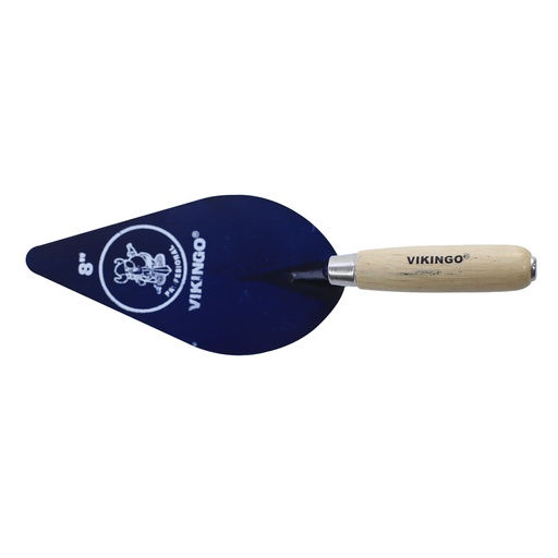 [20476] Cuchara albañil 8" mango madera vikingo brt-8 az