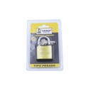 Candado vikingo 40mm dorado 8/bp40* blister