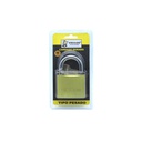 Candado vikingo 60mm dorado 8/bp60* blister