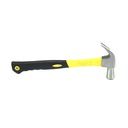 Martillo uña 27mm 12oz mango fibra ch 955 negro / amarillo