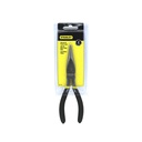 Tenaza punta 6" stanley 84-101 forro negro