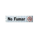 Rotulo aluminio autoadherible "no fumar" 2x8" 20805