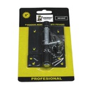 Pasador porta candado 3" vikingo h-tbw70b negro