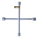Llave rueda cruz 17x19x21x23mm vikingo plateado