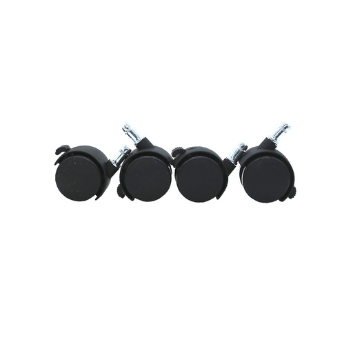 [48516] Rodos para mueble nylon 4pc con pin bk 2" 30kg