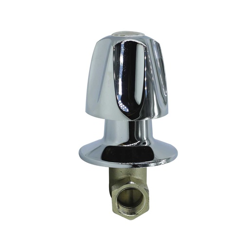 [51678] Valvula baño 1/2" boxer ht1659z perilla grande cromo pulido