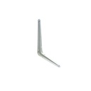 Escuadra metal 6"x8"x0.8mm almendra