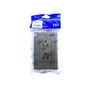 Tomacorriente doble empotrable negro t&j 8031-bk