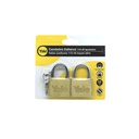 Candado yale 40mm latón 2pc 110 1132