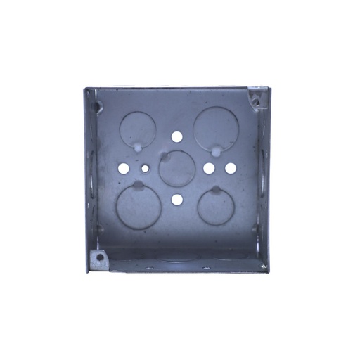 [77143] Caja electrica metal 4x4" 1/2x3/4x2.1/8 1.5mm