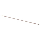 Varilla cobre para polo tierra 3/8"x5' sin abrazadera