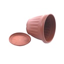 Macetera plastica red 26x20cm sin base terracota