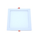Lampara panel empotrable led 18w 6500k mun cuadrada blanco