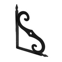 Escuadra metal decorativa 10" becusa 800n10