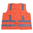 Chaleco reflect xxxl con bolsas lm-v015 anaranjado / gris