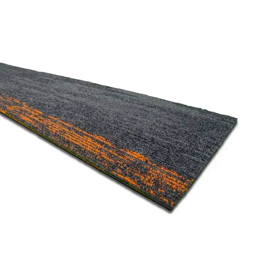 [130565] Alfombra para casa 25x100cm 03 gris/naranja