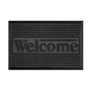 Alfombra para casa 40x60cm negro/gris
