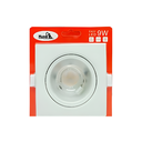 Lamparaara de panel empotrada led 1l 9w 9cm 6500k cuadrada
