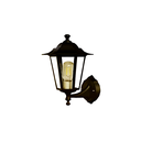 Lampara pared exterior 1l 40w 17x37cm tl-403 negro