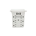 Protector de voltaje 6 sal 2usb+1 tipo c