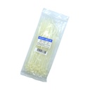 Abrazadera plastica aj 8" 100pc blanca