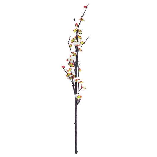 [88398] Flor artificial 116cm stfl8w76 blanco / rosado