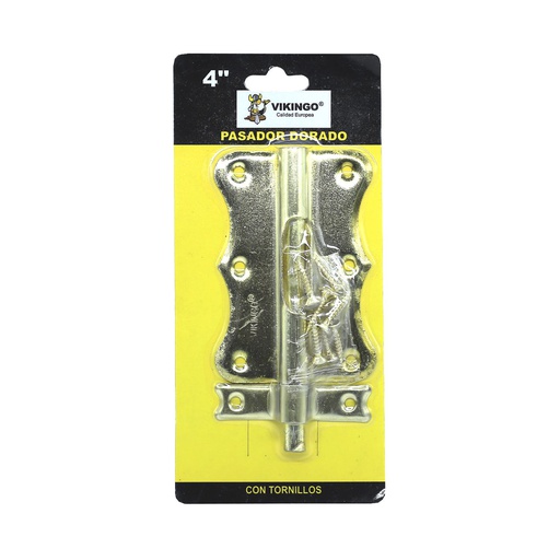 [33484] Pasador vikingo 4" blister pd4 bronce dorado