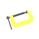 Prensa sargento 3" tipo "g" vikingo amarillo/ negro