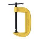 Prensa sargento 4" tipo "g" vikingo amarillo/ negro