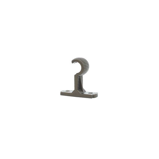[84281] Soporte plastica para cortinero 1" scm cafe