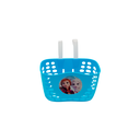 Canasta bici plastica para niña frozen azul