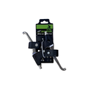 Manecilla bici aluminio/plastica 24-26" gris /negro