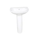 Lavamano ceramica luigi con pedestal 62x46x87cm blanco