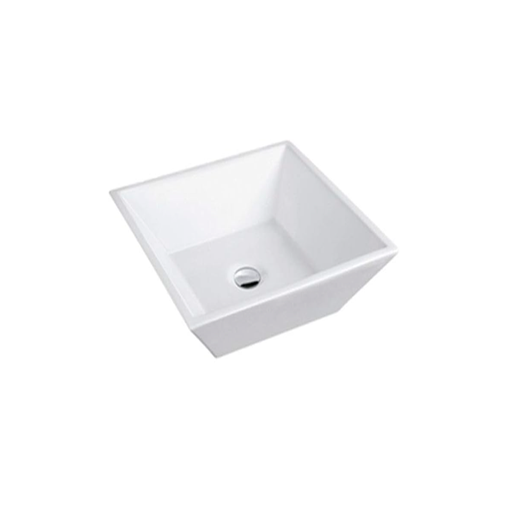 [138577] Lavamano ceramica luigi sin pedestal 40x40x12cm blanco