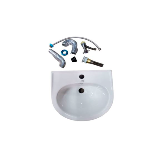 [137150] Lavamano ceramica luigi sin pedestal 41.5x35cm 301