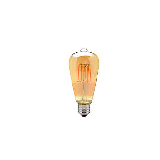 [96463] Bombillo led vintage 6w e27 3000k mund g64 amarillo