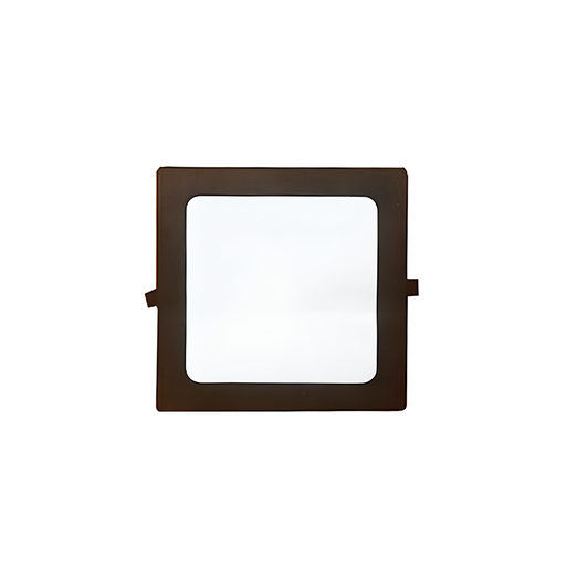 [142396] Lampara panel empotrable led 9w 6.4cm 6500k mun negra