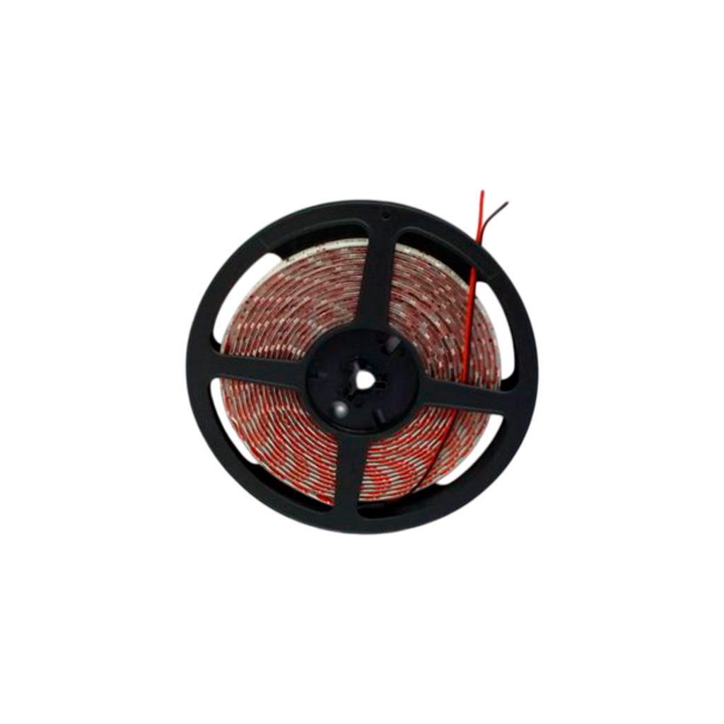 Luz decorativa led 300d 5mt 2835 ip65 rojo