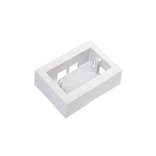 [65531] Caja rectangular para canaleta eagle 6010b blanco