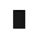Placa ciega plastica 2x4" eagle 1014-bk negro
