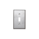 Placa para switch sencillo metalica aguila 97071