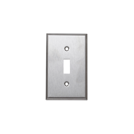 [65509] Placa para switch sencillo metalica aguila 97071