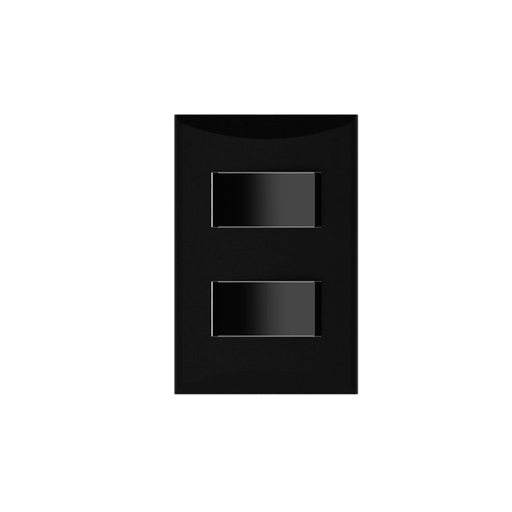 [127046] Switch doble 15a eagle 1004-bk negro