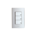 Switch triple empotrable t&j 8005pl vcs plata