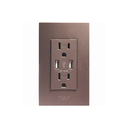 Tomacorriente doble tr/usb t&j 8054 negro
