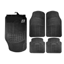 Alfombra carro hule uni 4pc 50116 negra